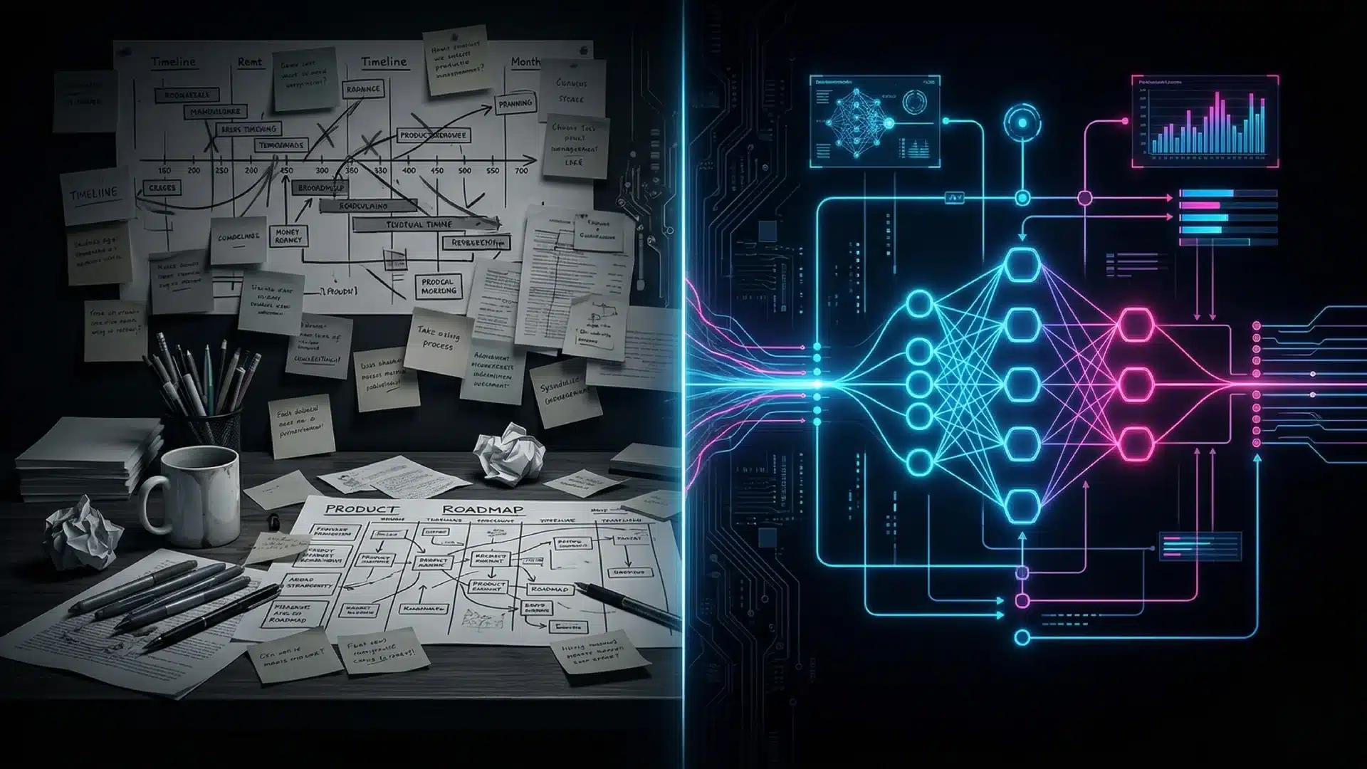 AI product management shift from traditional workflows to AI-driven decision systems